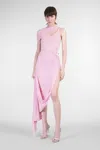 David Koma In Rose-pink Polyamide In Pink