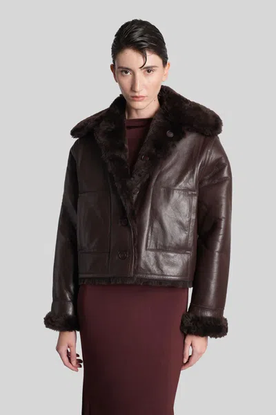 David Koma Jacket In Brown