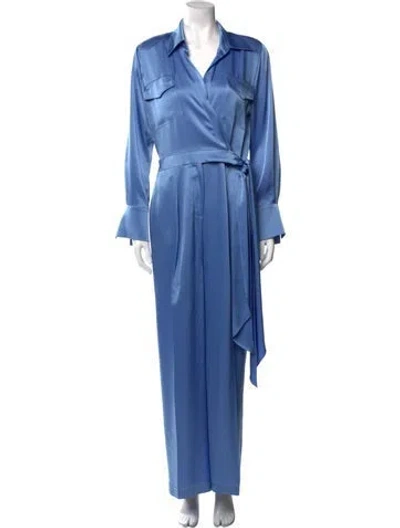 Pre-owned David Koma Jumpsuit In Blue