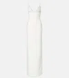 David Koma Robe Mit Spitze In Weiss
