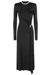 David Koma Long Dress In Black