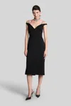 David Koma Long Dress In Black