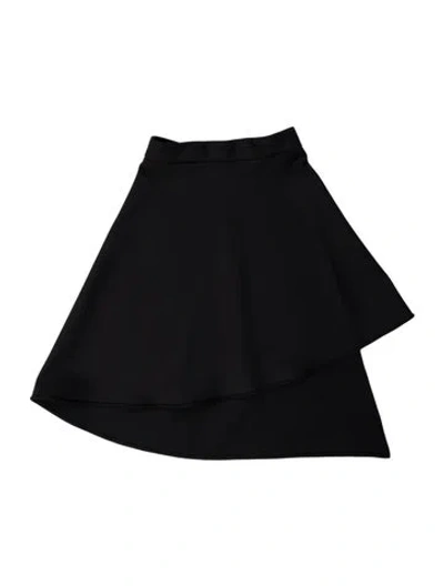 Pre-owned David Koma Mini Skirt In Black