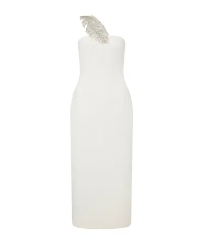 David Koma One-shoulder Dress In White