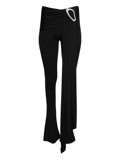 David Koma Overlay Trousers In Black