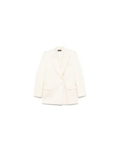 David Koma Oversized Tailored Satin Jacket