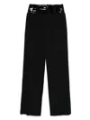 David Koma Panelled Trousers In Black