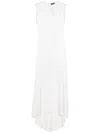 David Koma Roll-cuffs Satin Blouse In White
