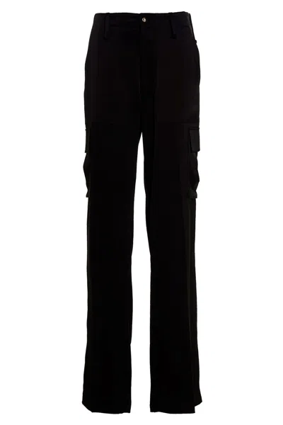 DAVID KOMA DAVID KOMA SATIN CARGO PANTS
