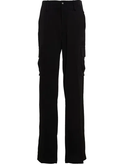DAVID KOMA SATIN CARGO PANTS