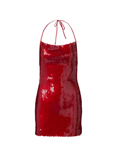 David Koma Kleid Mit Pailletten In Purple