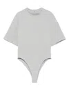 David Koma Short-sleeve Bodysuit In Grey