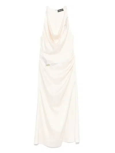 David Koma Sleeveless Dress In Neutral