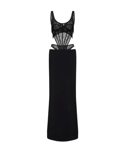 David Koma Sleeveless Dress In Black
