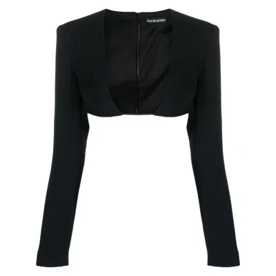 David Koma Tops In Black