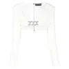 David Koma Tops White In White