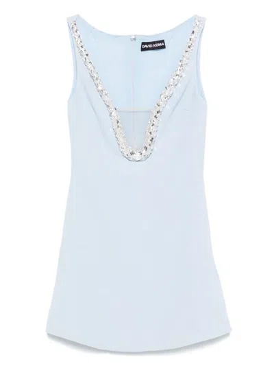 David Koma V-neck Dress