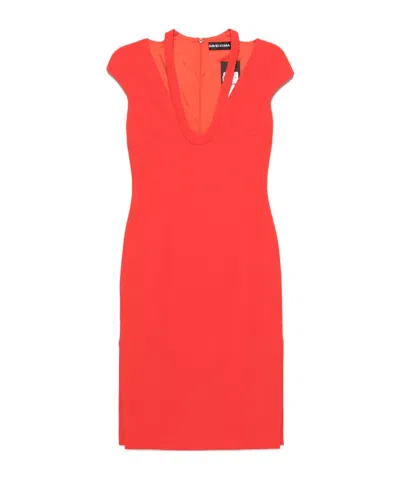 DAVID KOMA V-NECK DRESS