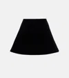 David Koma Mini A-line Skirt In Black