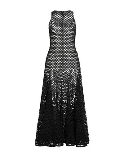 David Koma Woman Maxi Dress Black Size 4 Polyester