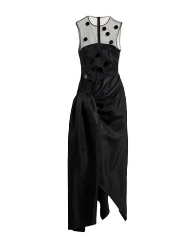 David Koma Woman Maxi Dress Black Size 6 Polyamide