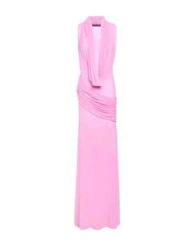 David Koma Woman Maxi Dress Fuchsia Size 8 Polyamide, Elastane In Pink