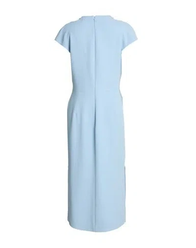 David Koma Woman Midi Dress Sky Blue Size 10 Viscose, Polyamide, Elastane