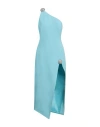 David Koma One-shoulder Midi Dress In Blue