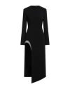 David Koma Crystal-embellished Cady Midi Dress In Black