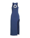 David Koma Woman Mini Dress Blue Size 6 Acetate, Viscose, Elastane