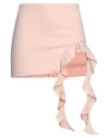 David Koma Woman Mini Skirt Pink Size 4 Acetate, Viscose, Elastane, Polyamide In Pink