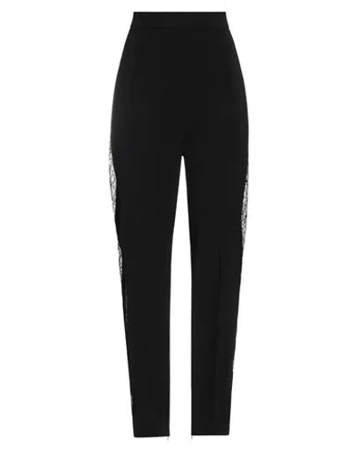 David Koma Woman Pants Black Size 8 Acetate, Viscose, Elastane