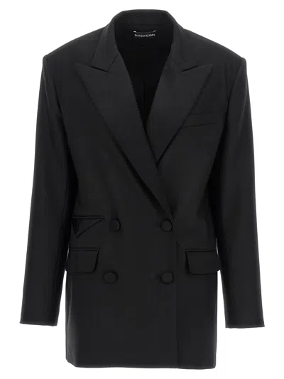 David Koma Women's Tailored Tuxedo Blazer In Black