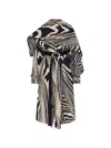 David Koma Zebra-print Coat