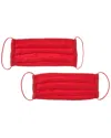 David Lerner 2pk Cloth Face Mask In Red