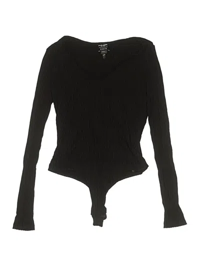 Pre-owned David Lerner Bodysuit In Black
