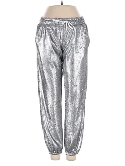 Pre-owned David Lerner Casual Pants In Silver