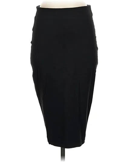 Pre-owned David Lerner Formal Skirt In Black