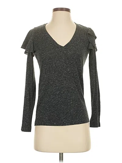 Pre-owned David Lerner Long Sleeve T-shirt In Gray
