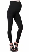 David Lerner Maternity Leggings In Navy In Blue