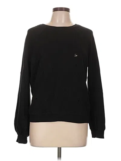 Pre-owned David Lerner Pullover Sweater In Black
