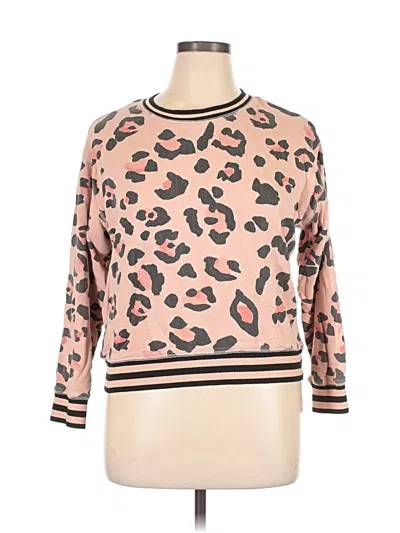 Pre-owned David Lerner Pullover Sweater In Pink