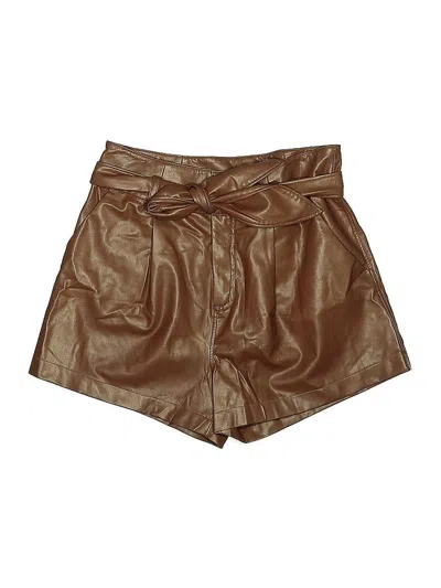 Pre-owned David Lerner Shorts In Brown