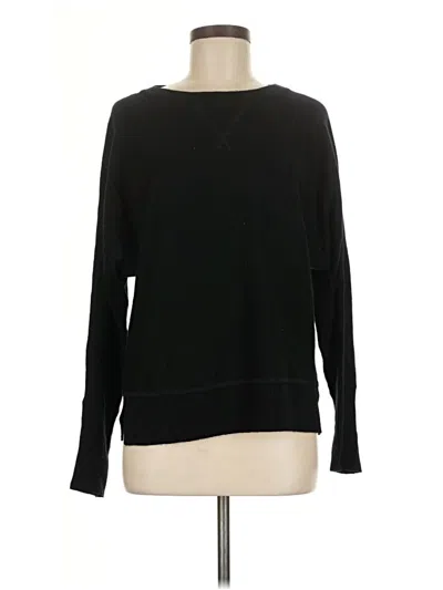 Pre-owned David Lerner Wool Pullover Sweater In Black