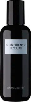 David Mallett No.2 Le Volume Shampoo, 250 ml In N/a