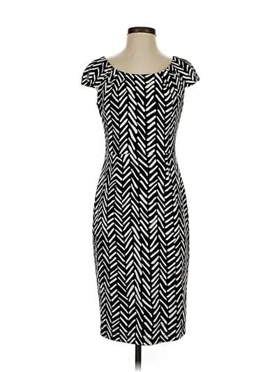 Pre-owned David Meister Casual Dress In Black