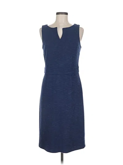 Pre-owned David Meister Casual Dress In Blue