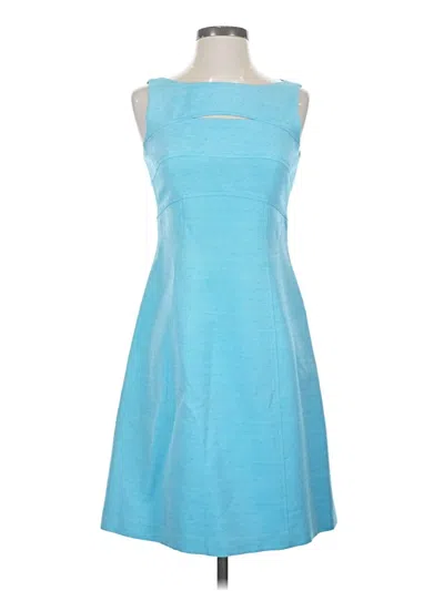 Pre-owned David Meister Casual Dress In Blue