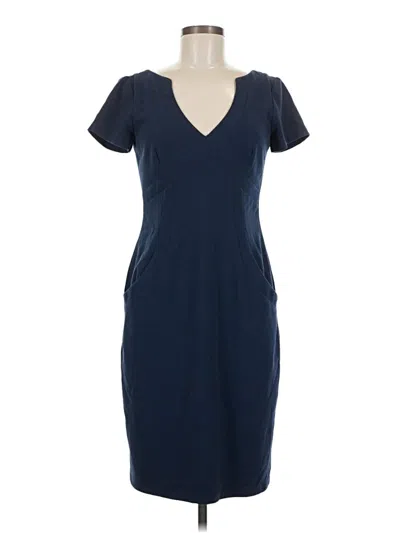 Pre-owned David Meister Casual Dress In Blue