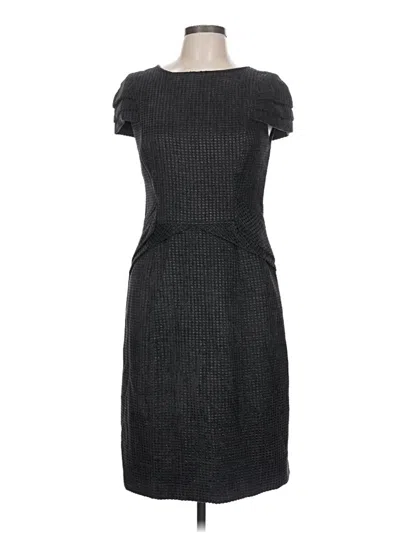 Pre-owned David Meister Casual Dress In Gray
